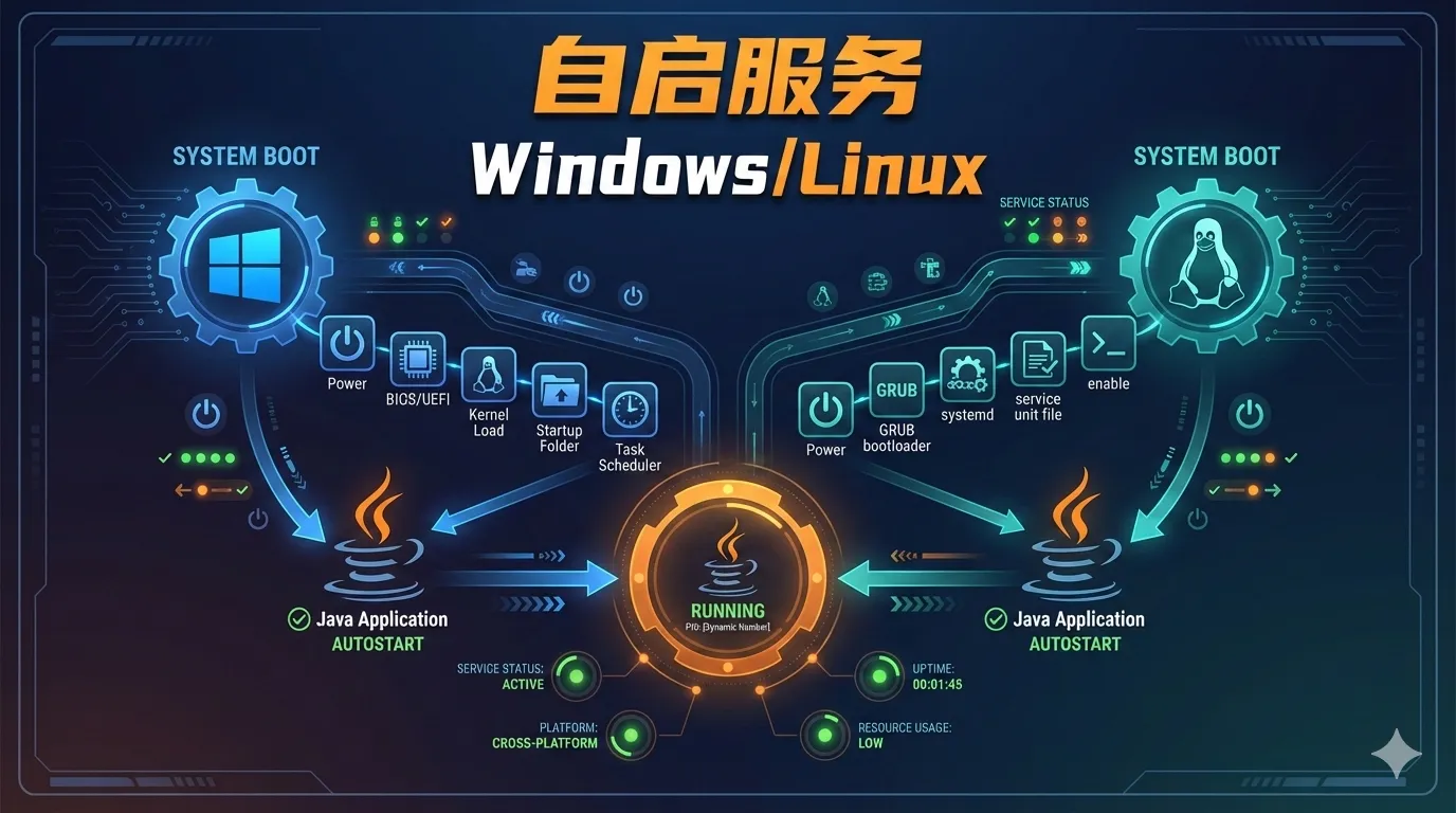 Setting Up Java Applications to Auto-Start